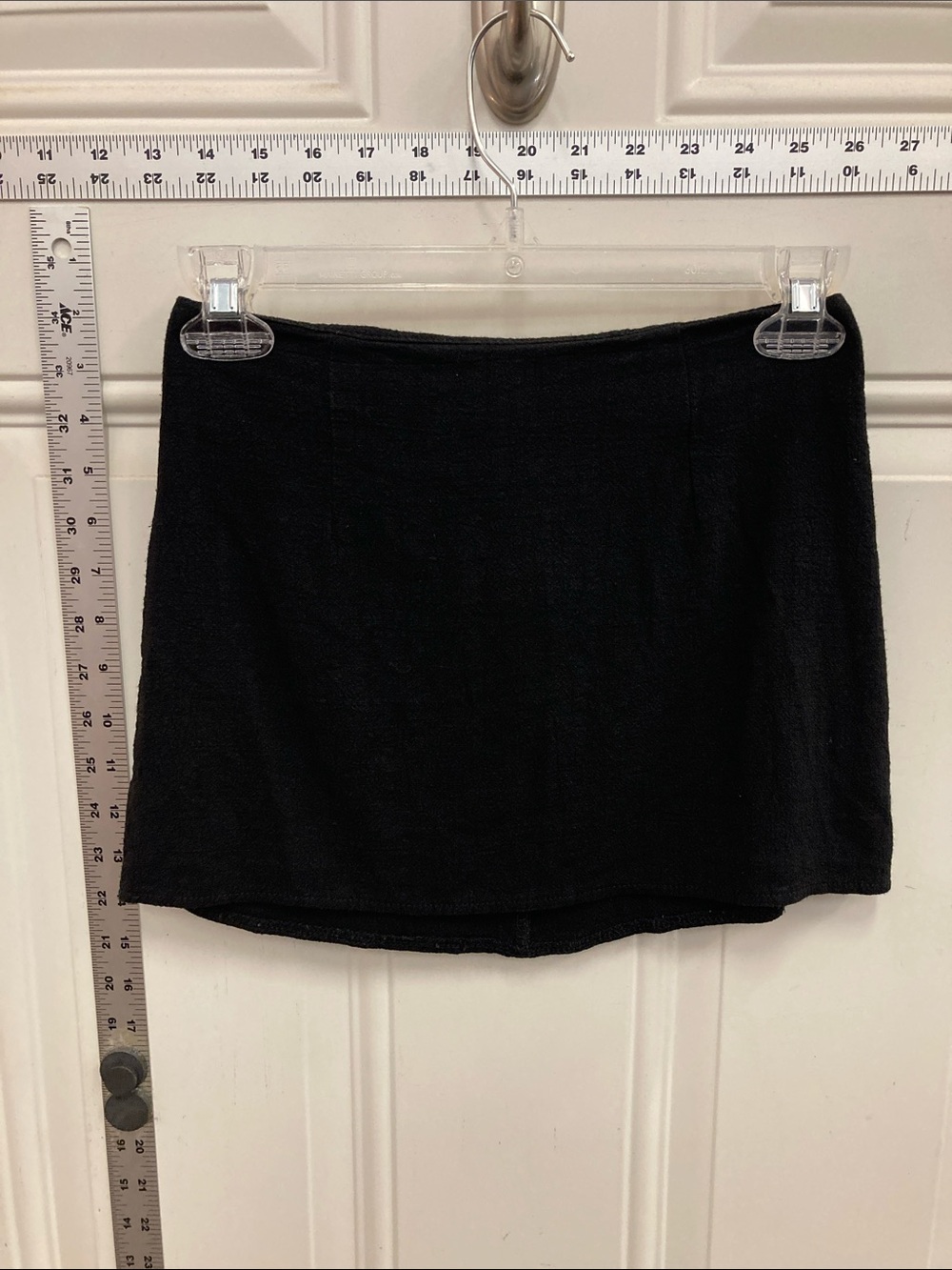 Princess Polly Black Mini Skirt - Pre-loved